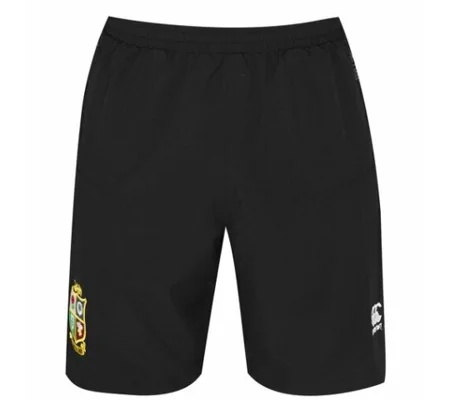BRITISH & IRISH LIONS XS GYM SHORT BLACK MENS - 2 Remain