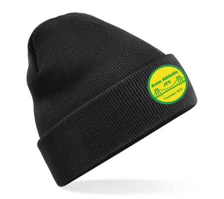 Avon Athletic Turn Up Beanie - Black