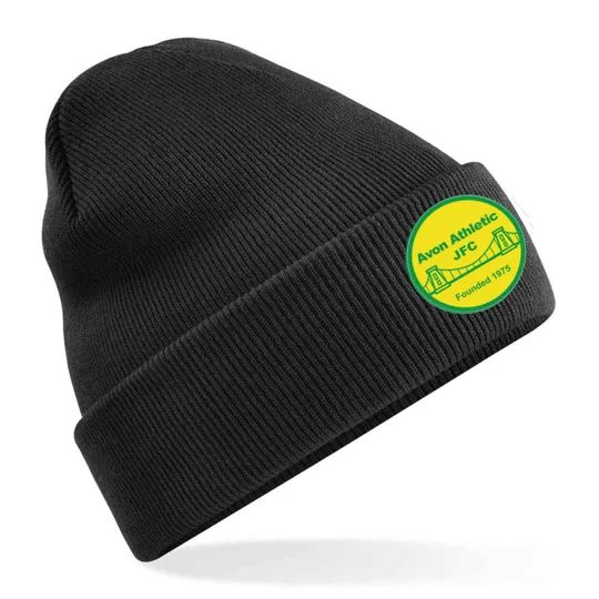 Avon Athletic Turn Up Beanie - Black