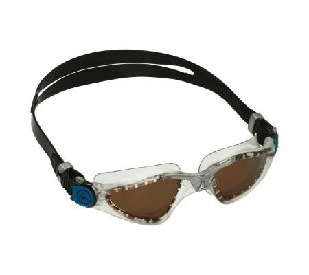 AQUASPHERE KAYENNE GOGGLES TRAN/SILVER/PETROL (192.040)
