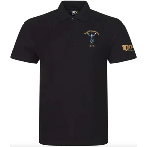 Bristol Harlequins 100 Year Anniversary S/S Polo - Black