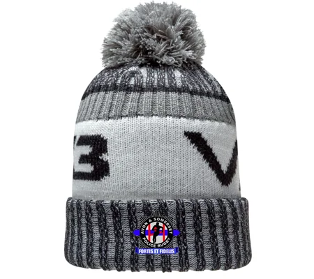 Avon & Somerset Police RFC VX3 Fleece Bobble Hat - BLK/GREY/WHITE