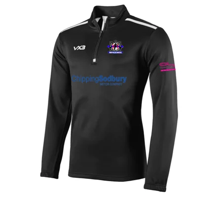 Avon & Somerset Police RFC VX3 Fortis 1/4 Zip - BLK/WHITE
