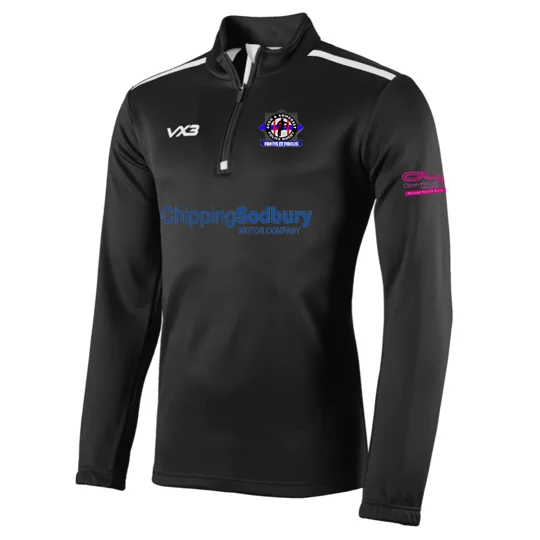 Avon & Somerset Police RFC VX3 Fortis 1/4 Zip - BLK/WHITE