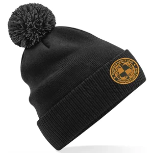 Downend Fishponds Bobble Hat Adults - Black