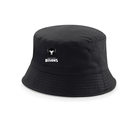Bristol Bisons Reversible Bucket Hat - Black