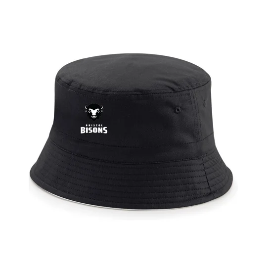 Bristol Bisons Reversible Bucket Hat - Black