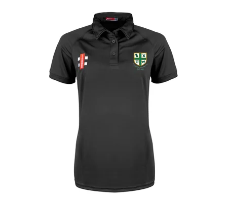 Coalpit Heath CC Gray Nicolls Ladies Matrix V2 Polo Shirt - Black