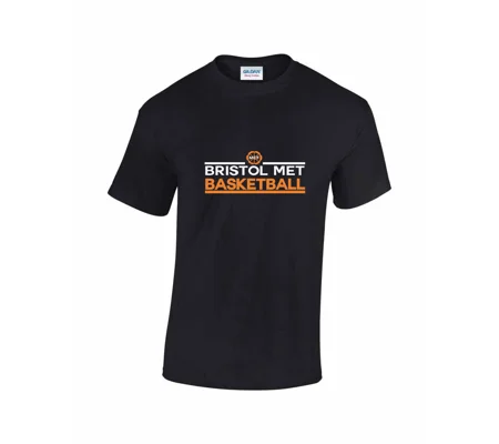 Bristol Met Basketball 1 Gildan Tee - Black