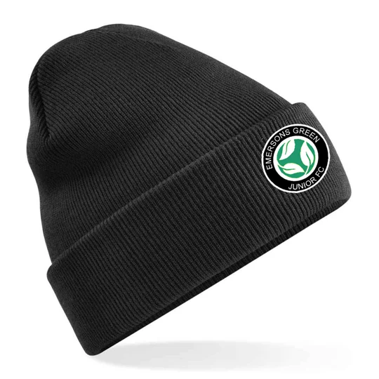 Emersons Green JFC Cuffed Beanie - Black