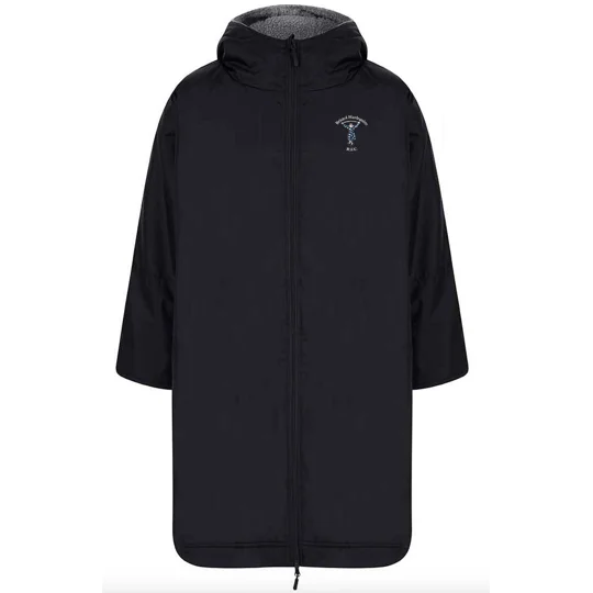 Bristol Harlequins All Weather Robe Print Logo - Black