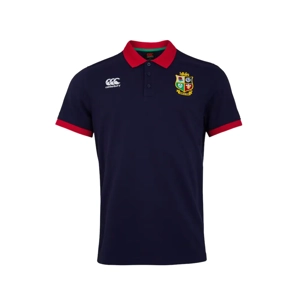 Canterbury Lions Mens Home Nations Polo - Blue