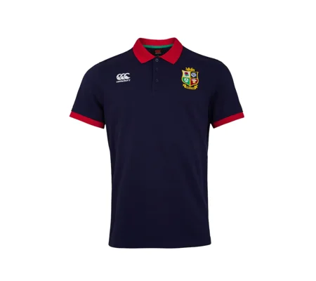 Canterbury Lions Mens Home Nations Polo - Blue