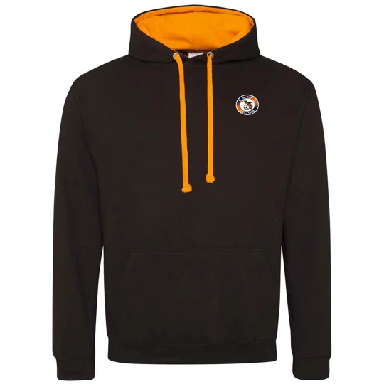 BSYFC Contrast Hoodie - Black/Orange