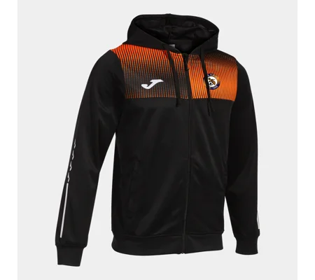 BSYFC Joma Eco Supernova Zip Up Hoodie - Black/Orange