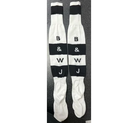 BW-HC Ladies Away Socks - White/Black
