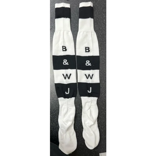 BW-HC Ladies Away Socks - White/Black