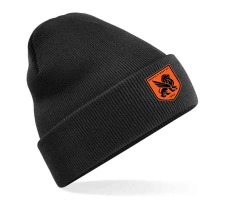 BW-HC Junior Cuffed Beanie - Black
