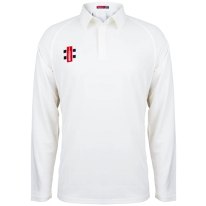 Gray Nicolls Matrix V2 L/S Shirt Junior - Ivory