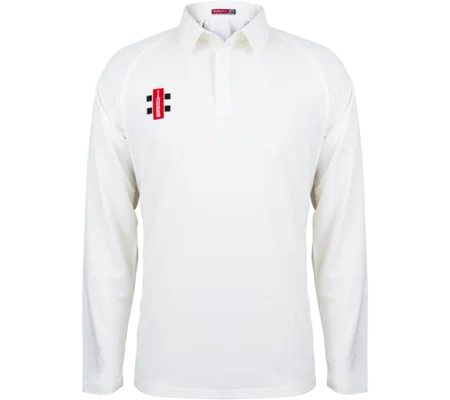 Gray Nicolls Matrix V2 L/S Shirt Junior - Ivory