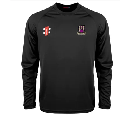 Charfield CC Gray Nicolls Matrix V2 L/S T-Shirt - Black