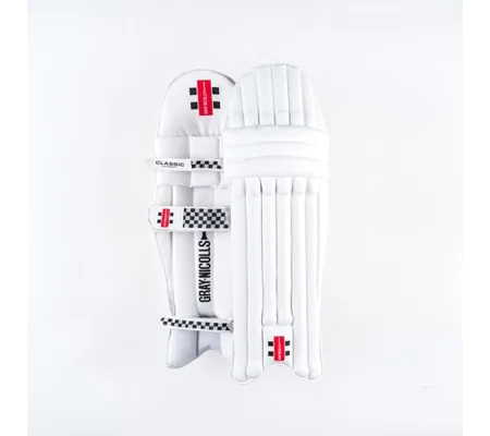 Gray Nicolls Classic Academy Batting Pads - White