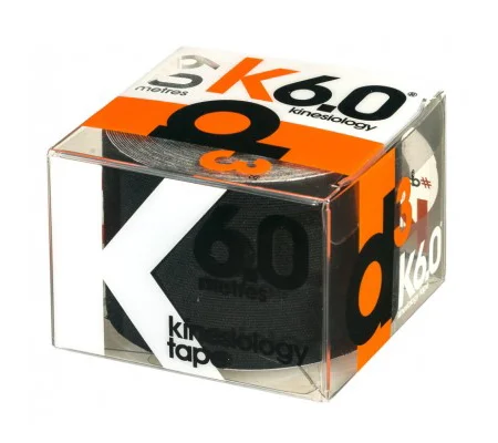 D3TAPE K6.0 K-TAPE 50MM X 6M BLACK