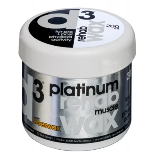 D3TAPE SILVER PLATINUM REHAB WAX 200G