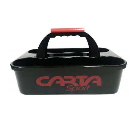 PLASTIC DRINKS BOTTLE CARRIER (BLACK)