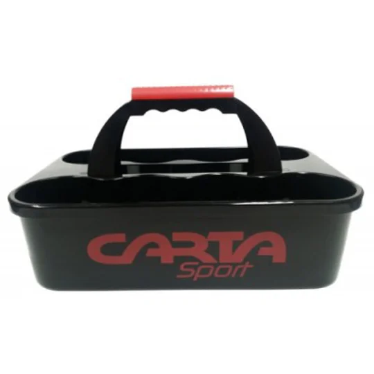 PLASTIC DRINKS BOTTLE CARRIER (BLACK)