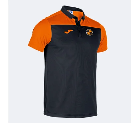 Downend Saints Joma Hobby II Polo - Black/Orange