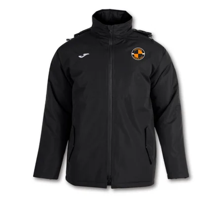 Downend Saints Joma Trivor 3/4 Fleece Lined Anorak - Black