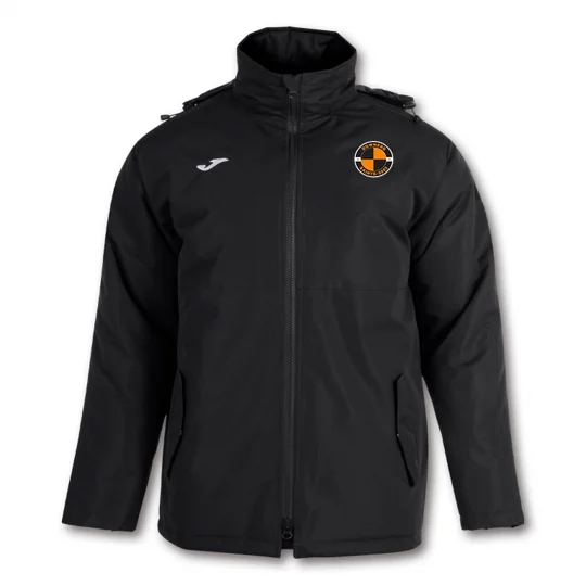 Downend Saints Joma Trivor 3/4 Fleece Lined Anorak - Black
