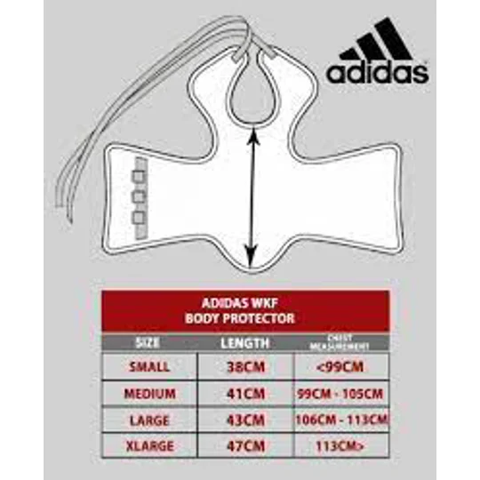 ADIDAS WKF KARATE BODY PROTECTOR