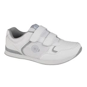 Dek LADY SKIPPER Ladies Touch-Fastening Bowls Shoe - White