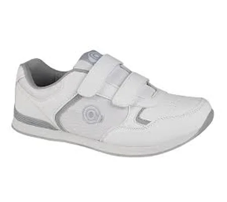 Dek LADY SKIPPER Ladies Touch-Fastening Bowls Shoe - White