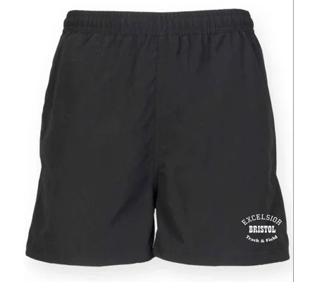 Excelsior Track & Field Kids Track Shorts - Black