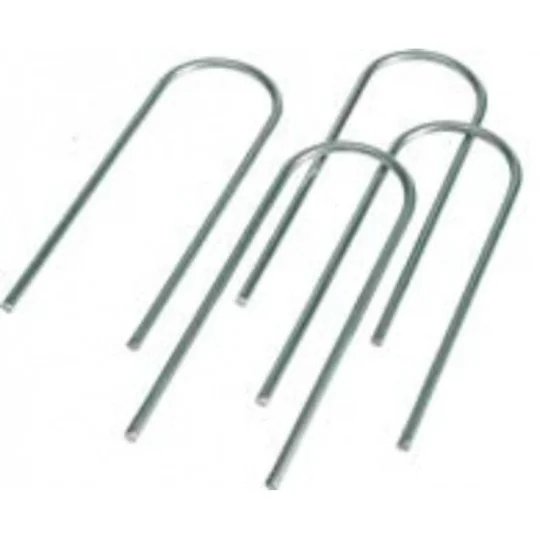 FOOTBALL GROUND ANCHOR U METAL (SET OF 4)