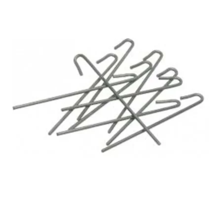 FOOTBALL NET GROUND PEGS - METAL (PACK OF 10)