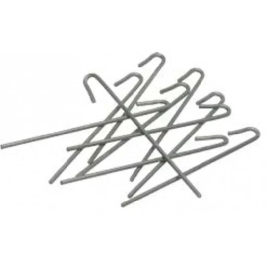 FOOTBALL NET GROUND PEGS - METAL (PACK OF 10)