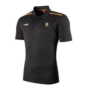 Youth Combe Down RFC VX3 Fortis Polo - Black/Amber