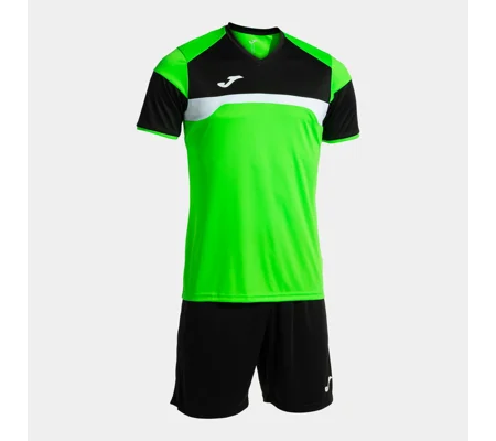 BSYFC JOMA DANUBIO SET - FLUOR GREEN/BLK