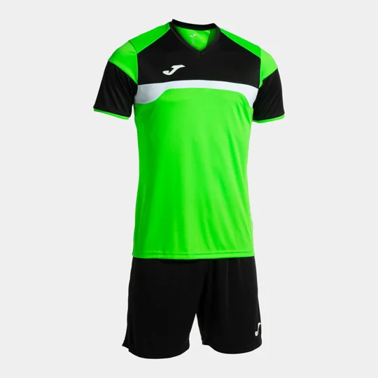BSYFC JOMA DANUBIO SET - FLUOR GREEN/BLK