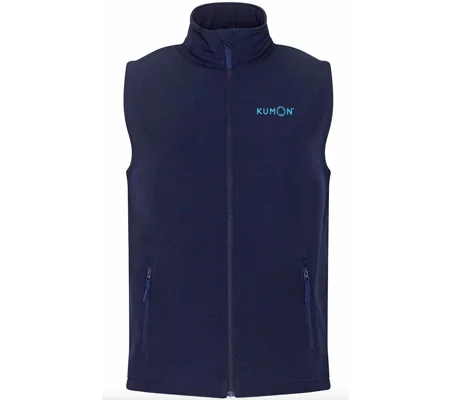 Kumon Soft Shell Gilet Unisex - Navy