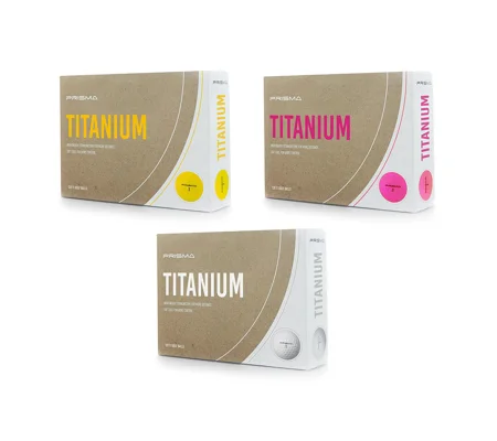 Masters Prisma Titanium Golf Balls (Box of 12)