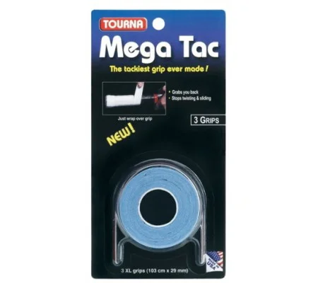 TOURNA MEGA TAC BLUE 3 GRIP ROLL