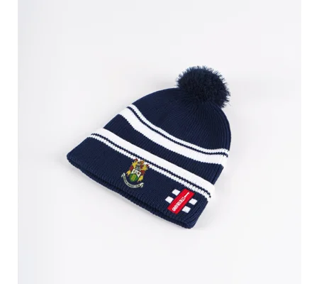 Hanham CC Gray Nicolls Bobble Hat - Navy