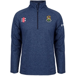 Hanham CC Gray Nicolls Velocity Midlayer 1/4 Zip - Navy