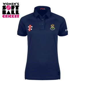 Hanham CC Gray Nicolls Womens Matrix V2 Polo Shirt - Navy