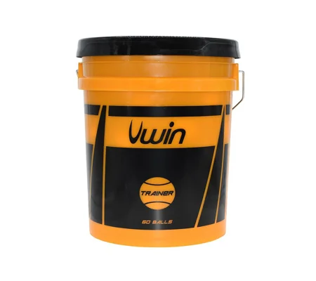 Uwin Trainer Tennis Balls - Bucket of 60 balls